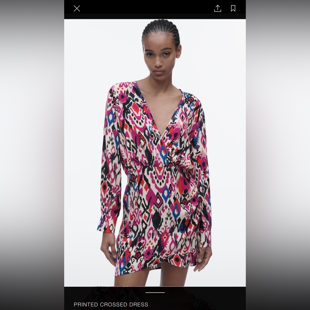 ZARA PRINTED DRESS